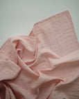 Organic Cotton Muslin Swaddle Blanket | Rose Vanilla