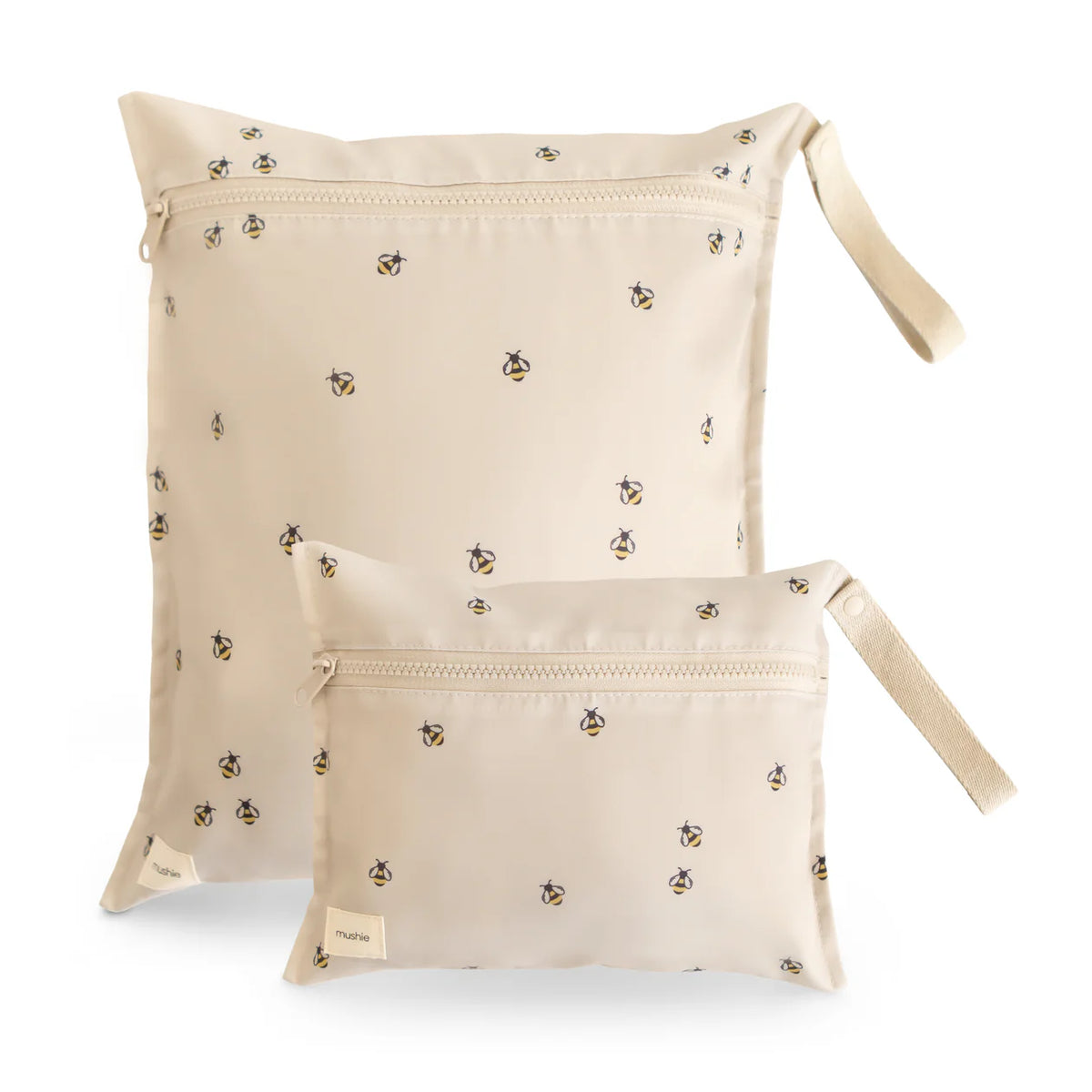 Mushie Water Resistant Wet Bag | Bees