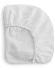 Extra Soft Muslin Crib Sheet | White