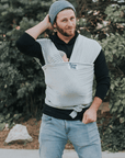 The Shannon Beluga Wrap | Light Grey Stripe
