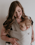 The Shannon Beluga Wrap | Light Grey Stripe