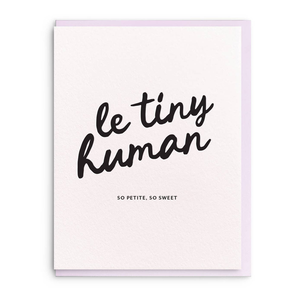Le Tiny Human Card
