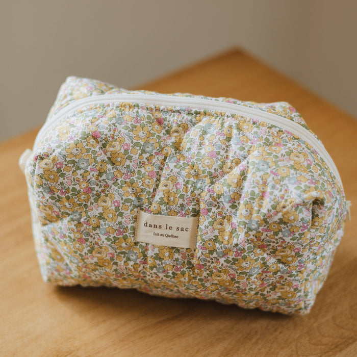 Dans le sac Large Quilted Pouch | Liberty London Mimosa