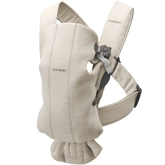 BabyBjörn Baby Carrier Mini in 3D Jersey | Light Beige