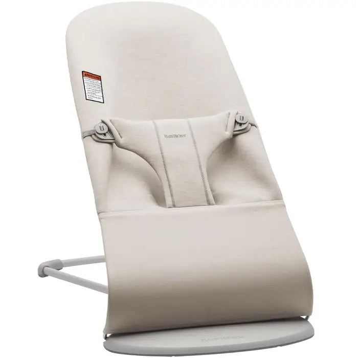 BabyBjörn Bouncer Bliss 3D Jersey | Light Beige & Grey