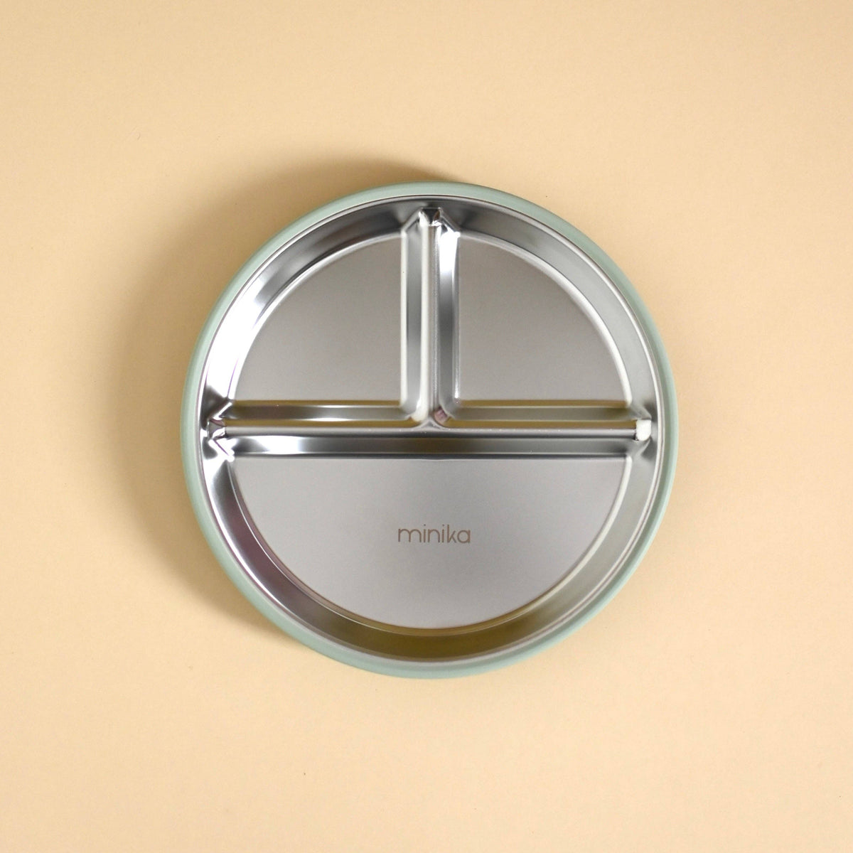 Stainless & Silicone Suction Plate | Sage
