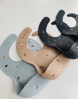 Silicone Baby Bib | Retro Cars