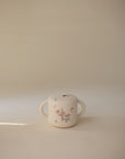 Silicone Snack Cup | Pink Flowers