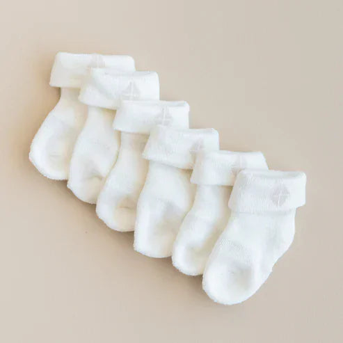 Baby 3-Pack Socks in Cloud