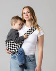 The Monarch Toddler Sling | Ebony Check