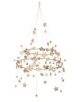 Gold Sparkle Star Chandelier