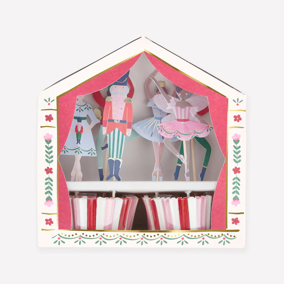 Nutcracker Ballet Cupcake Kit