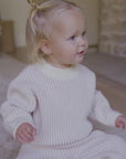 Chunky Knit Pant | Lilac