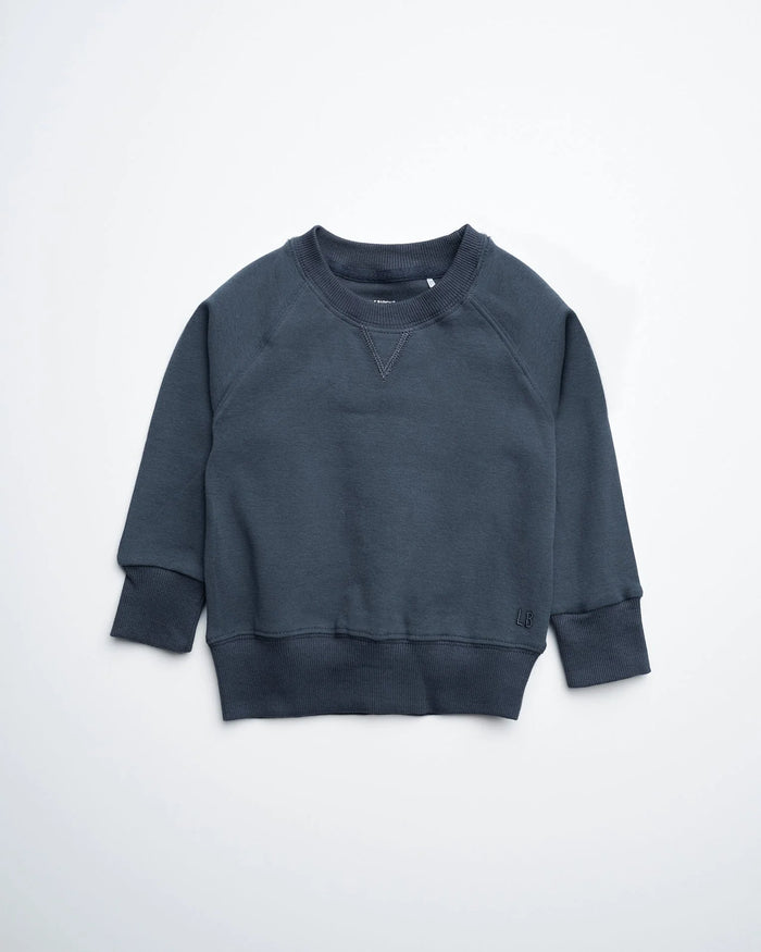 Little Bipsy Raglan Crewneck | Blue