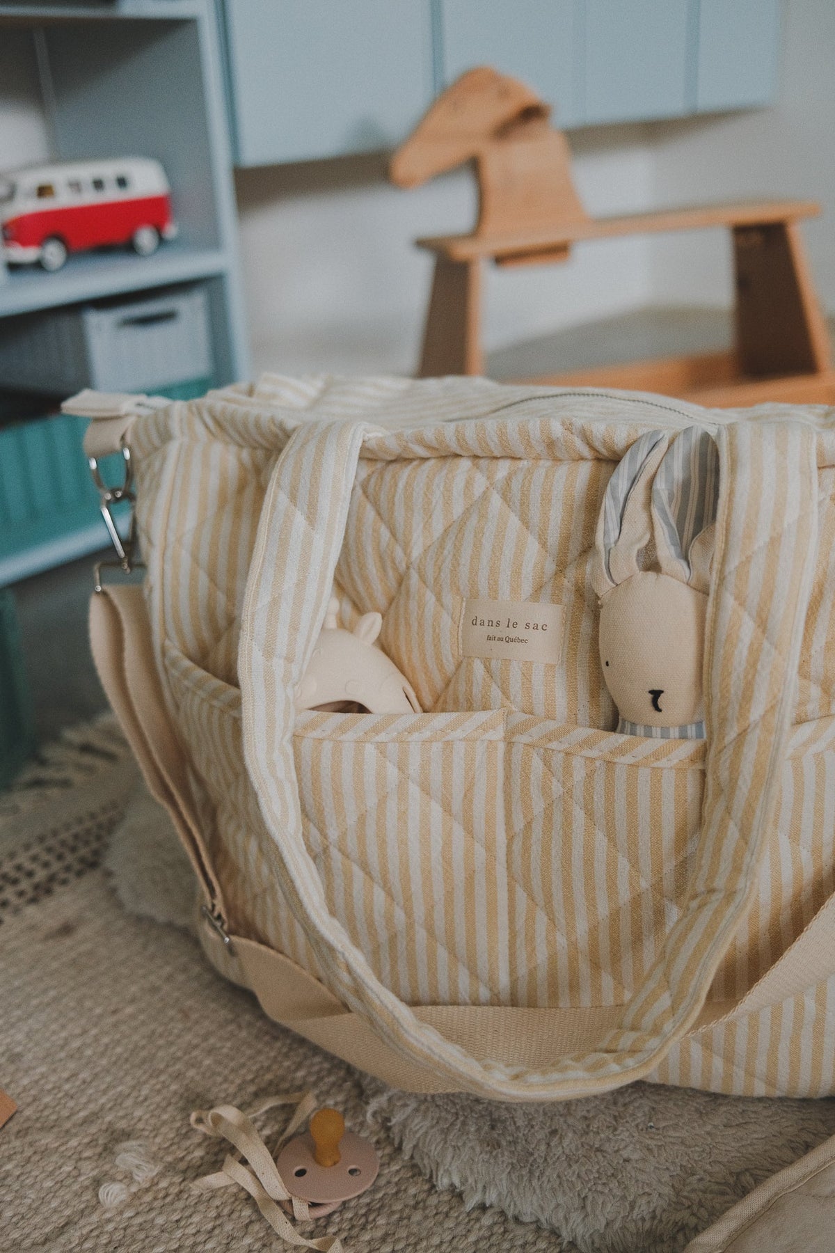 Dans le sac Diaper Bag | Yellow Stripes