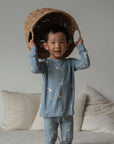 Two-Piece Bamboo Pajamas | Blue Little Hatchling