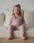 Two-Piece Bamboo Pajamas | Pink Little Hatchling