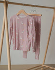 Two-Piece Bamboo Pajamas | Pink Little Hatchling