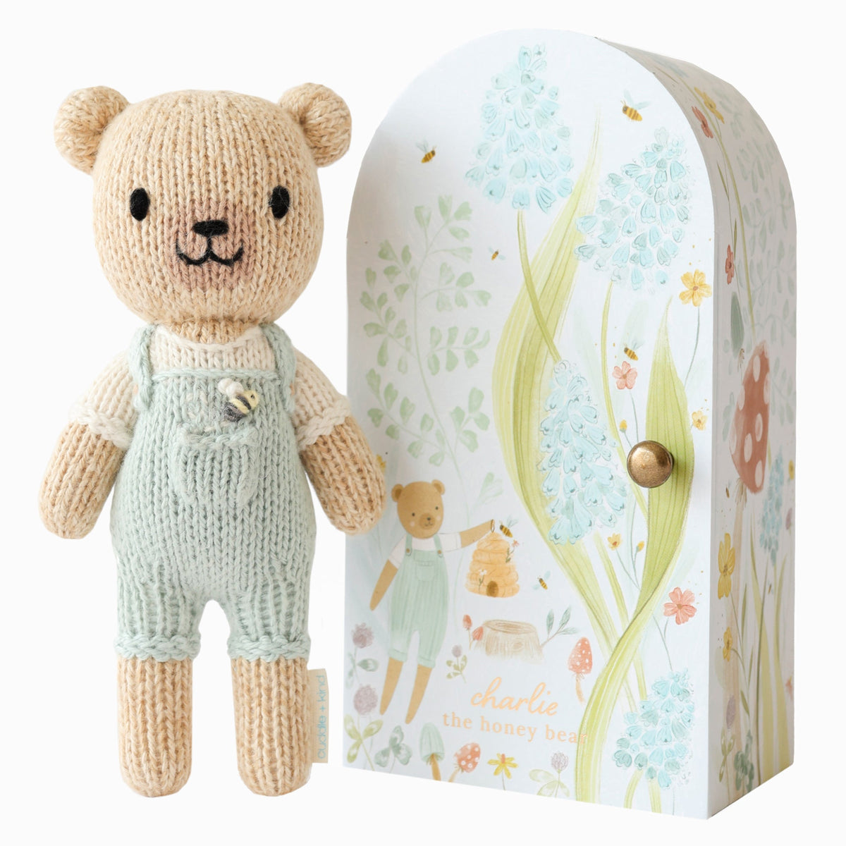 cuddle+kind Tiny Charlie the Honey Bear with his Tiny home
