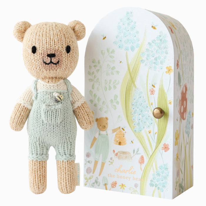 cuddle+kind Tiny Charlie the Honey Bear with his Tiny home