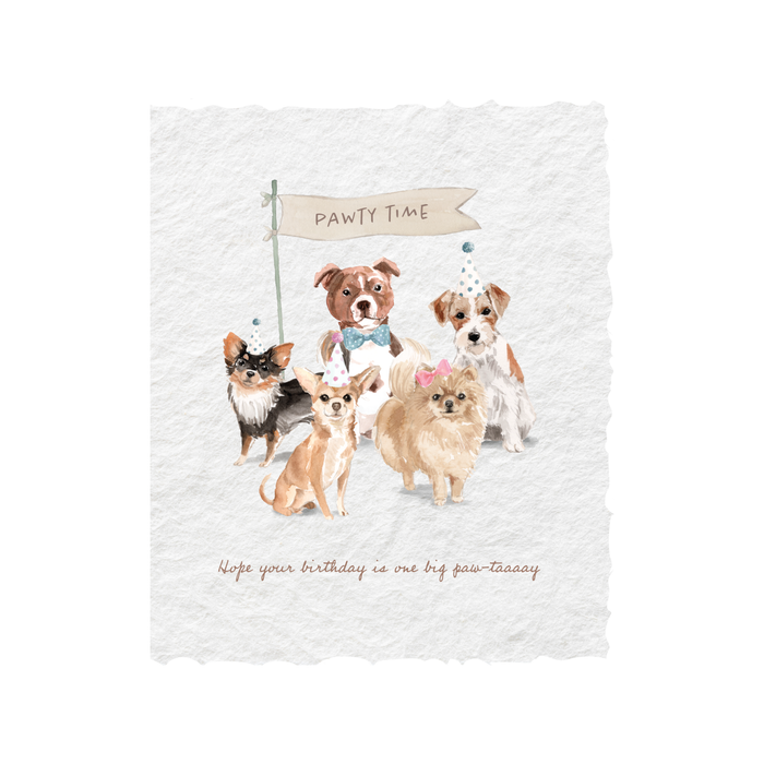 Birthday Paw-tay Dogs Card