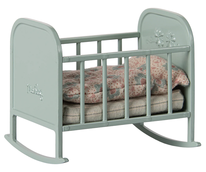 Maileg Blue Mint Cradle | My