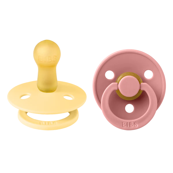 BIBS Pacifier Original Colour | Pale Butter/Dusky Pink