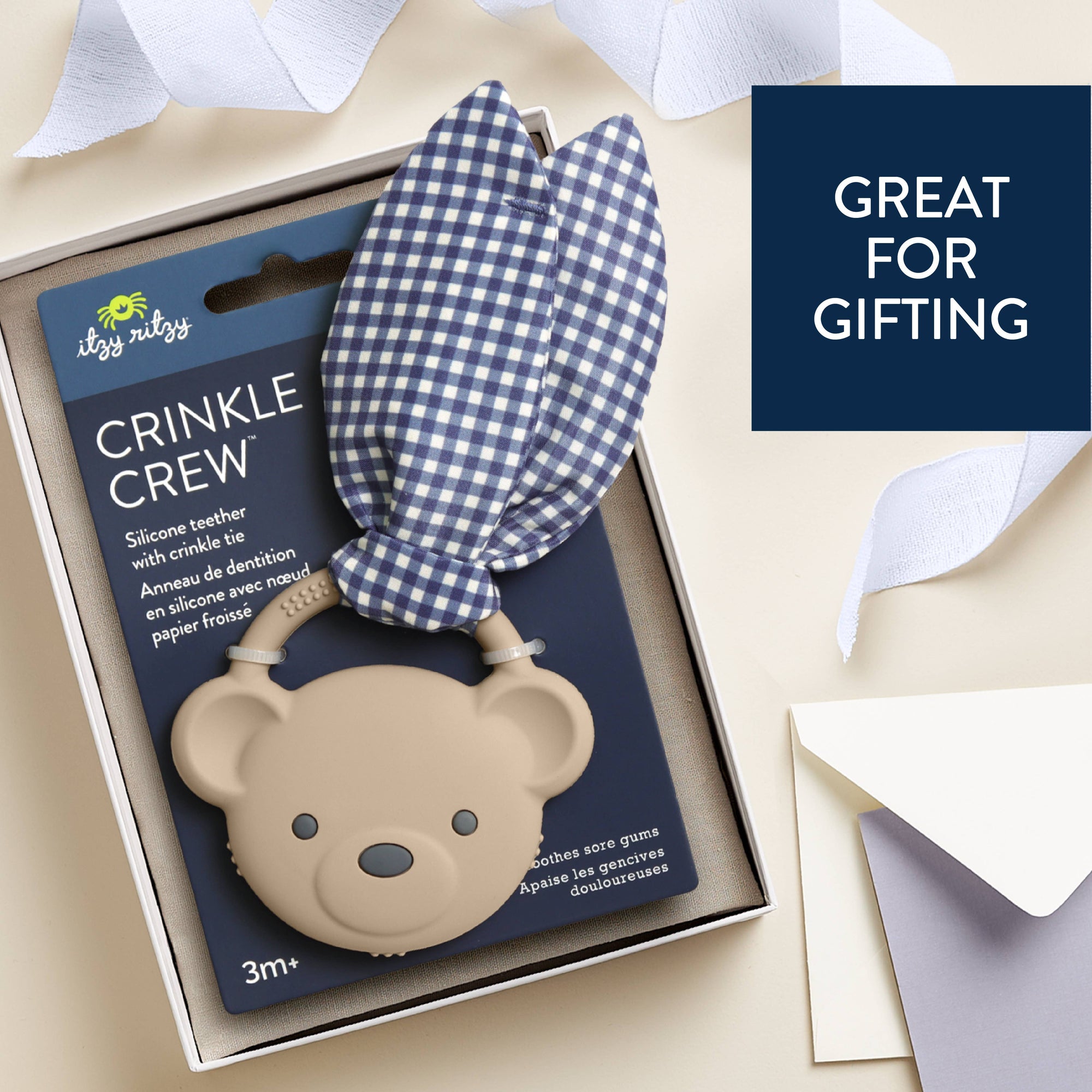Crinkle Crew | Taupe Bear