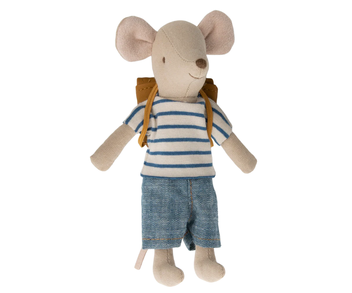 Maileg Tricycle Mouse with Bag | Big Brother