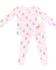 Long Sleeve Pajamas in Pastel Ghost
