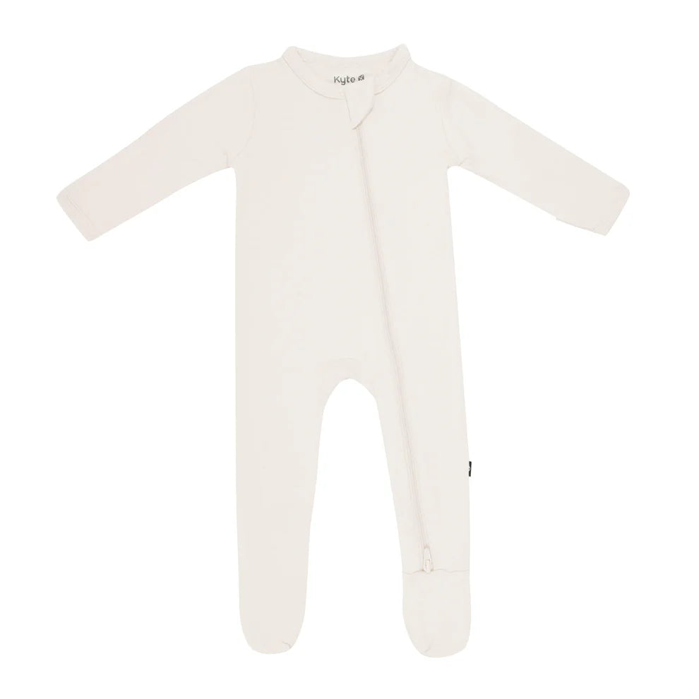 Zippered Footie | Oat
