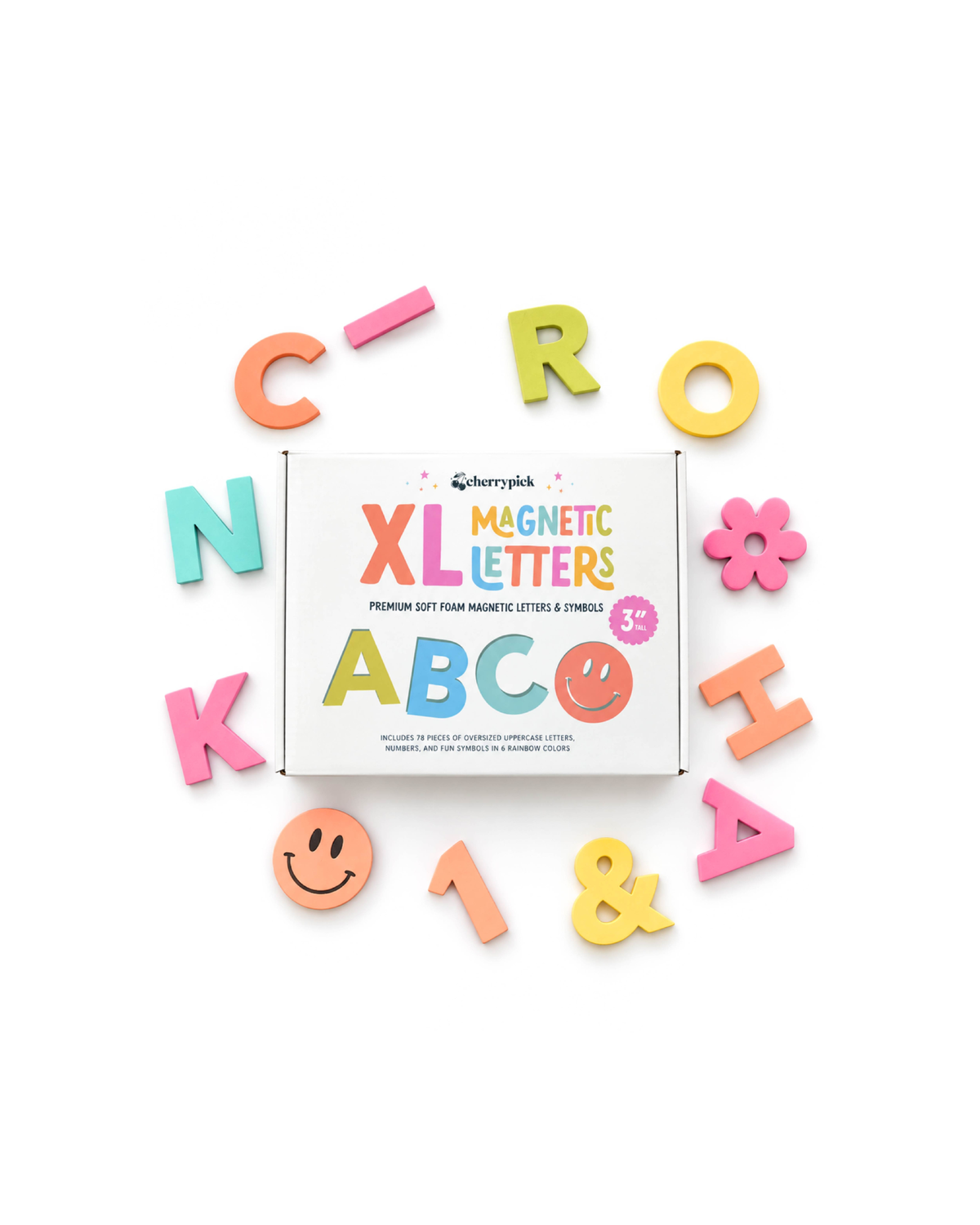 XL Soft Foam Magnetic Letters & Symbols