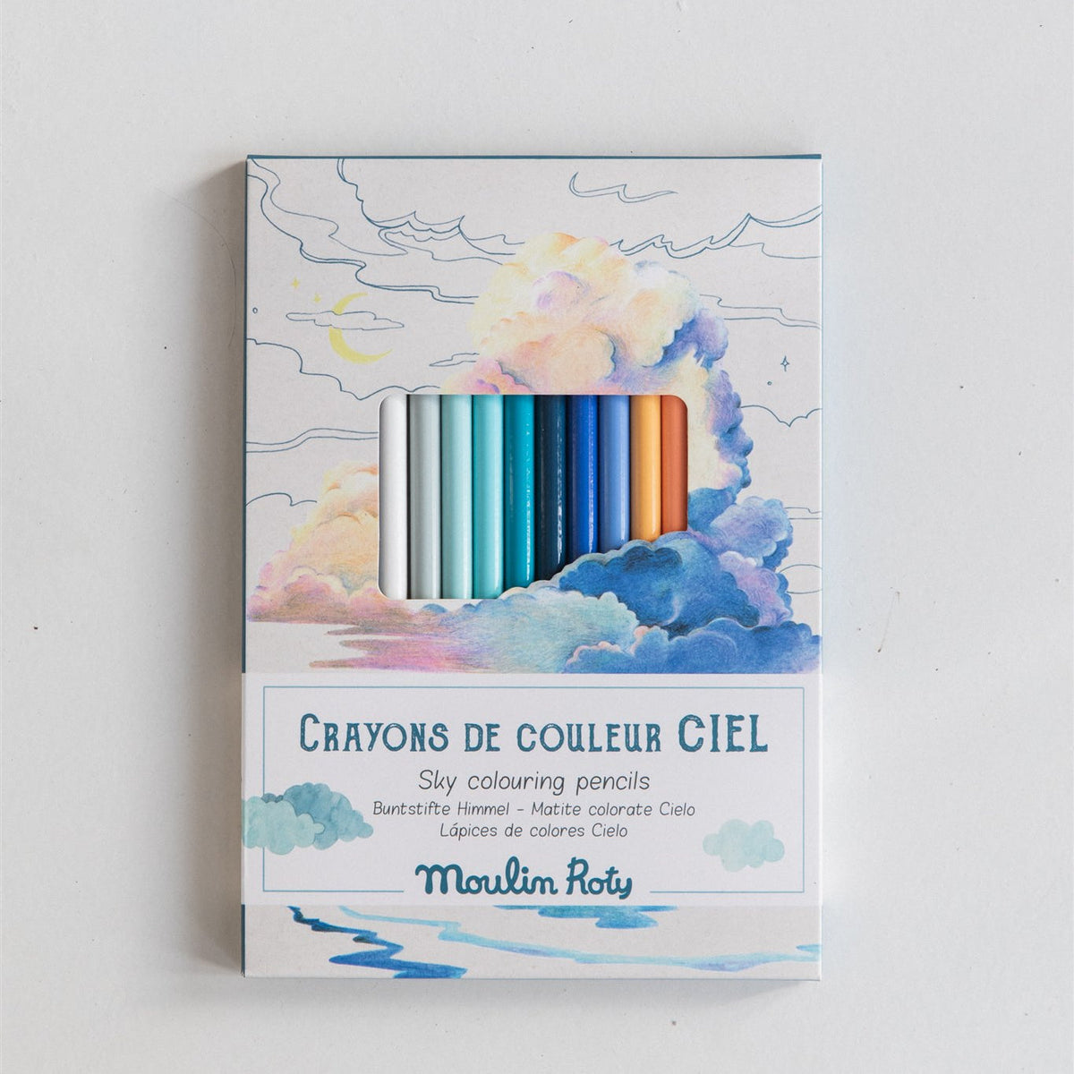 Pencil Crayons & Cards | Sky