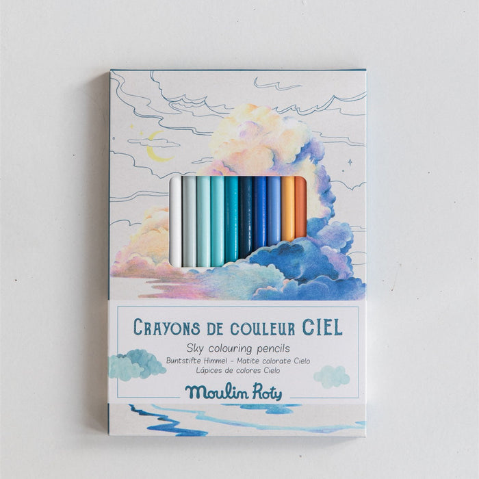 Pencil Crayons & Cards | Sky