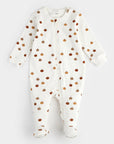 Pumpkin Print on Off-White Sleeper