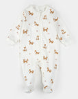 Corgi Print on Off-White Sleeper