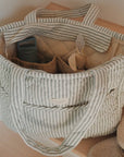 Diaper Bag | Blue Striped