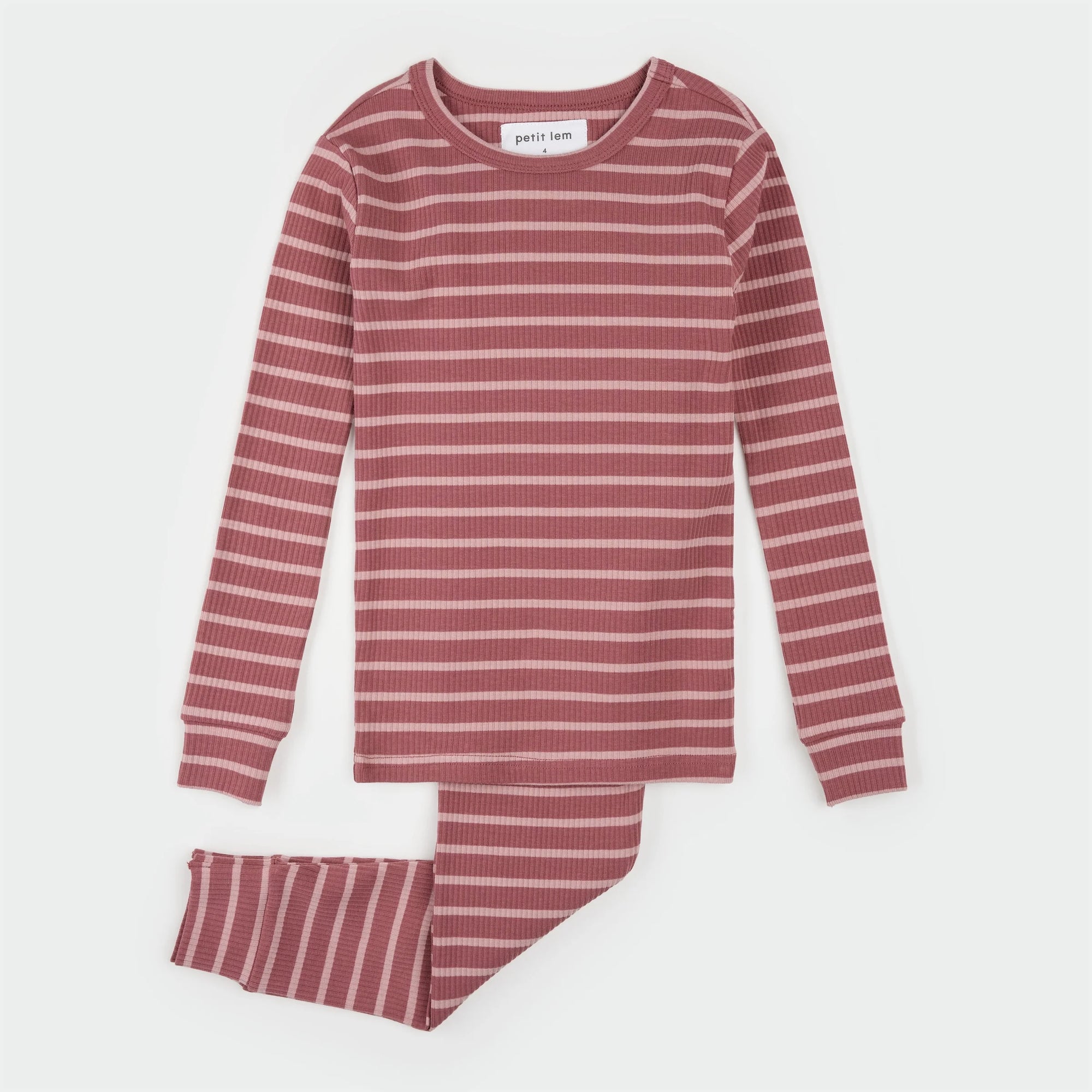 Jazzberry Striped Modal Rib PJ Set
