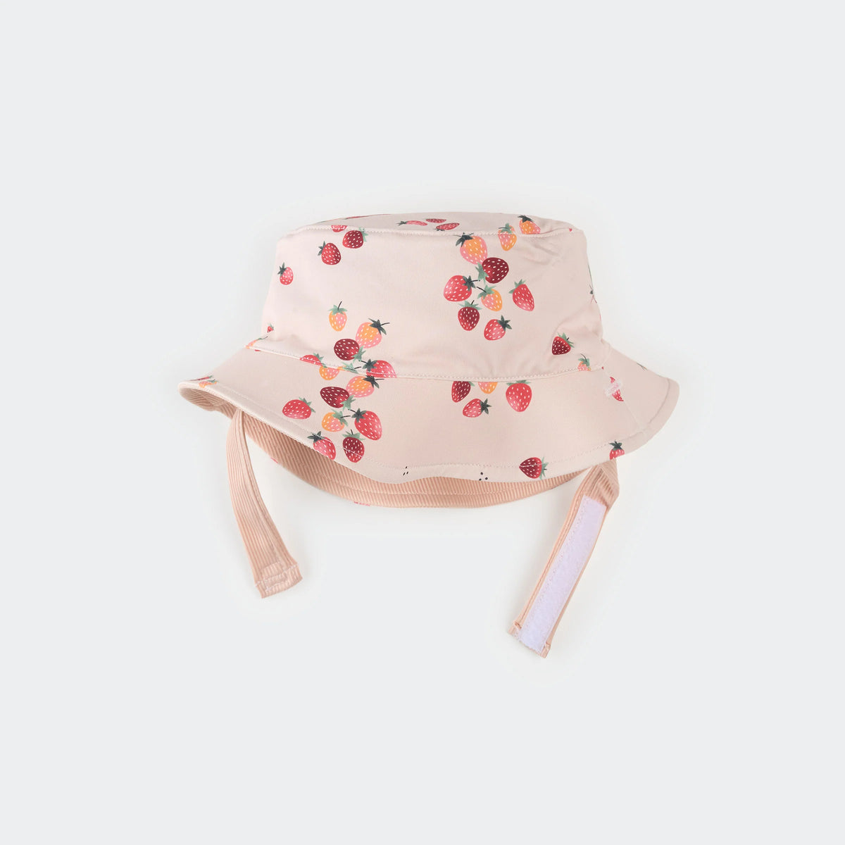 Petit Lem Strawberry Print Reversible Sun Hat