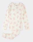 Bows Print on Ivory PJ Set