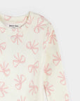 Bows Print on Ivory PJ Set