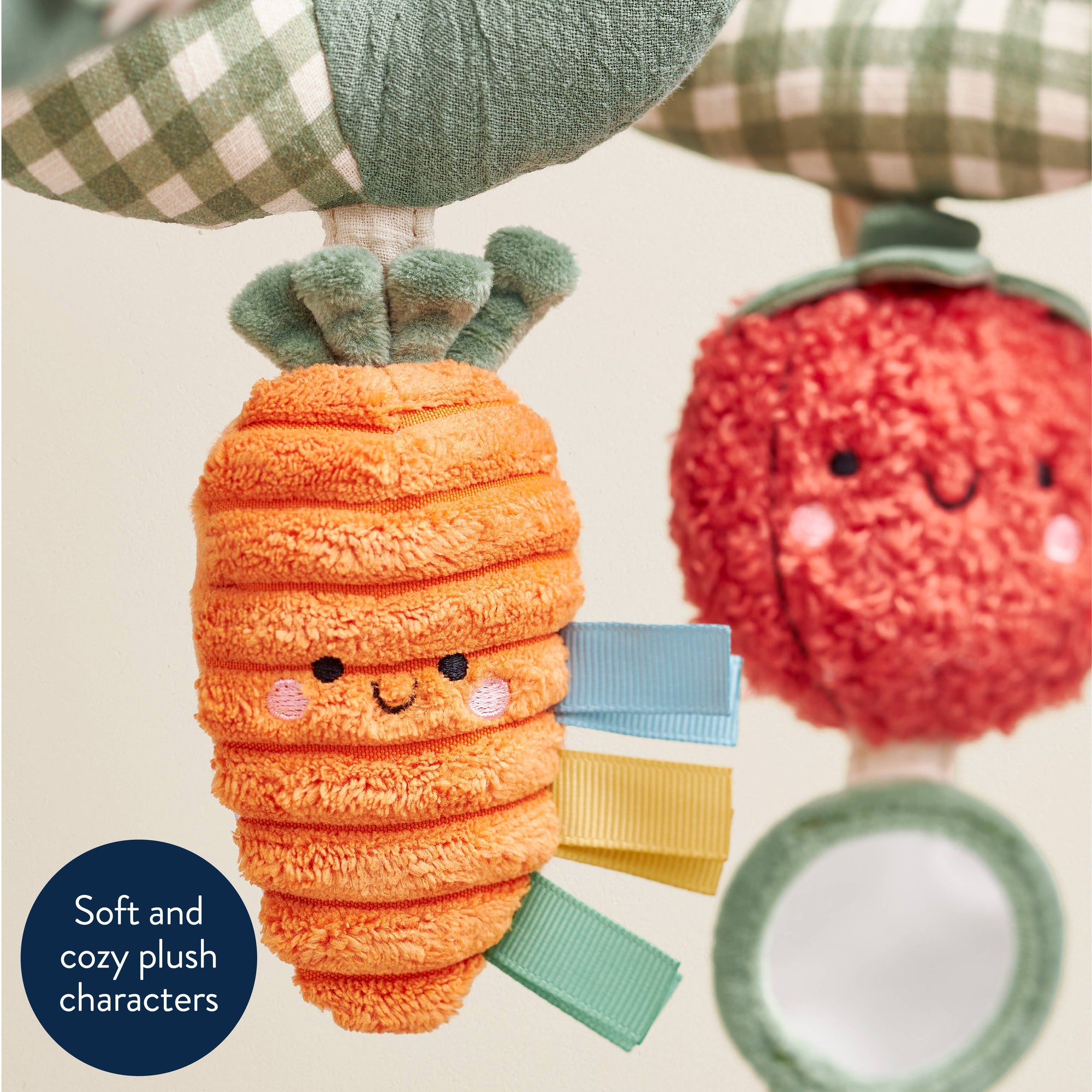 Spiral Car Seat Activity Toy | Veggie