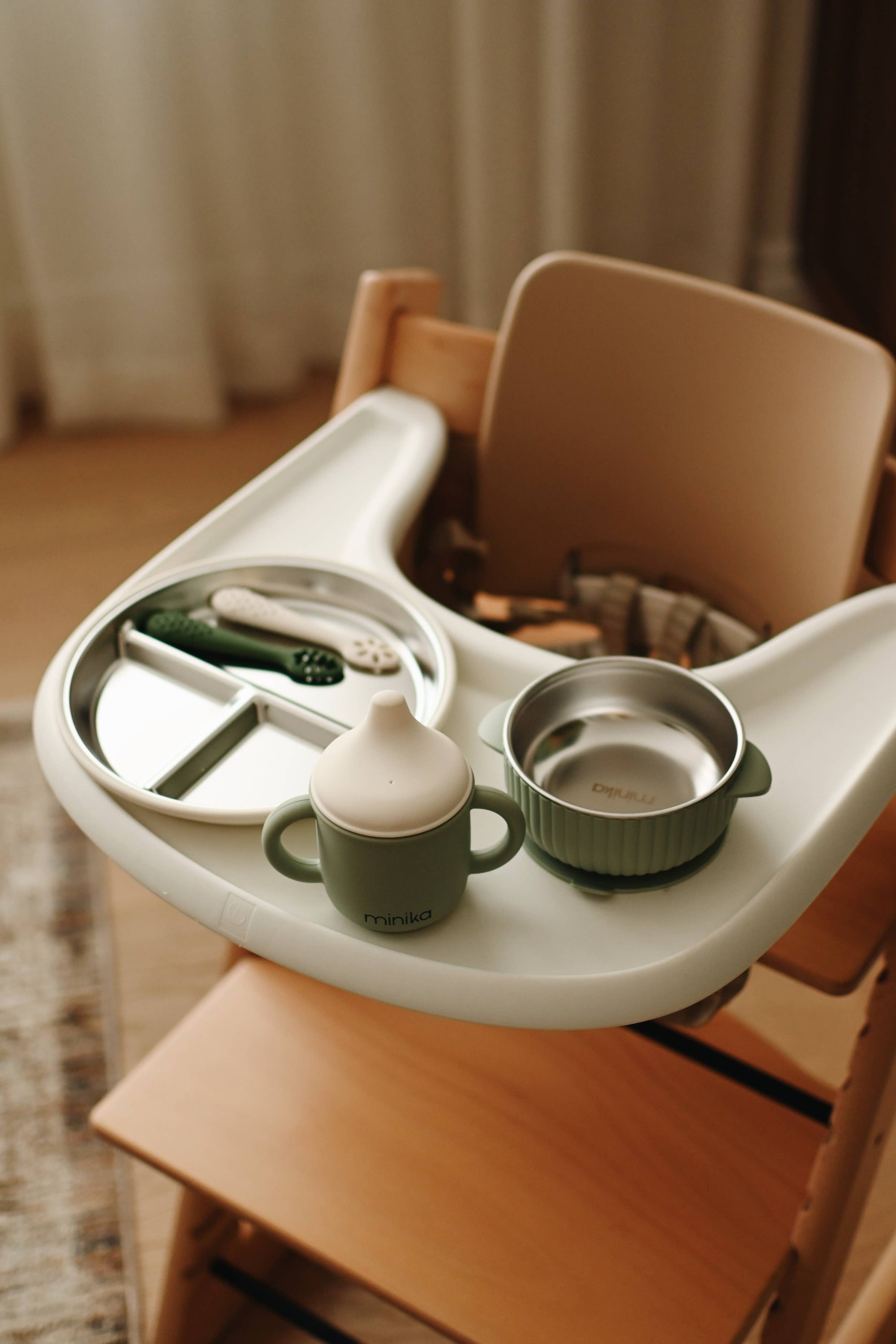 Stainless &amp; Silicone Suction Plate | Sage