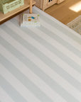 Padded Play Mat | Blue Checker & Sage Stripe