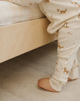 Corgi Print on Antique White Convertible Sleeper