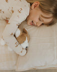Corgi Print on Antique White PJ Set