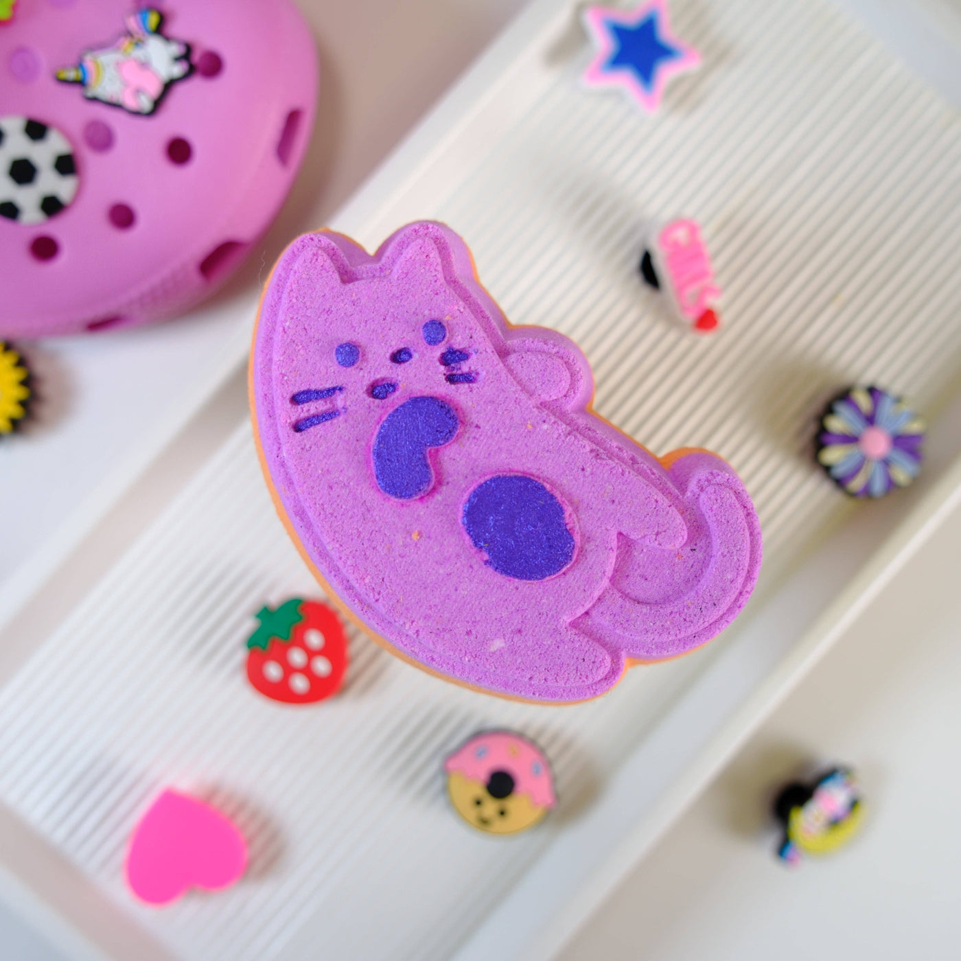 Kitten Bath Bomb with Shoe Charm