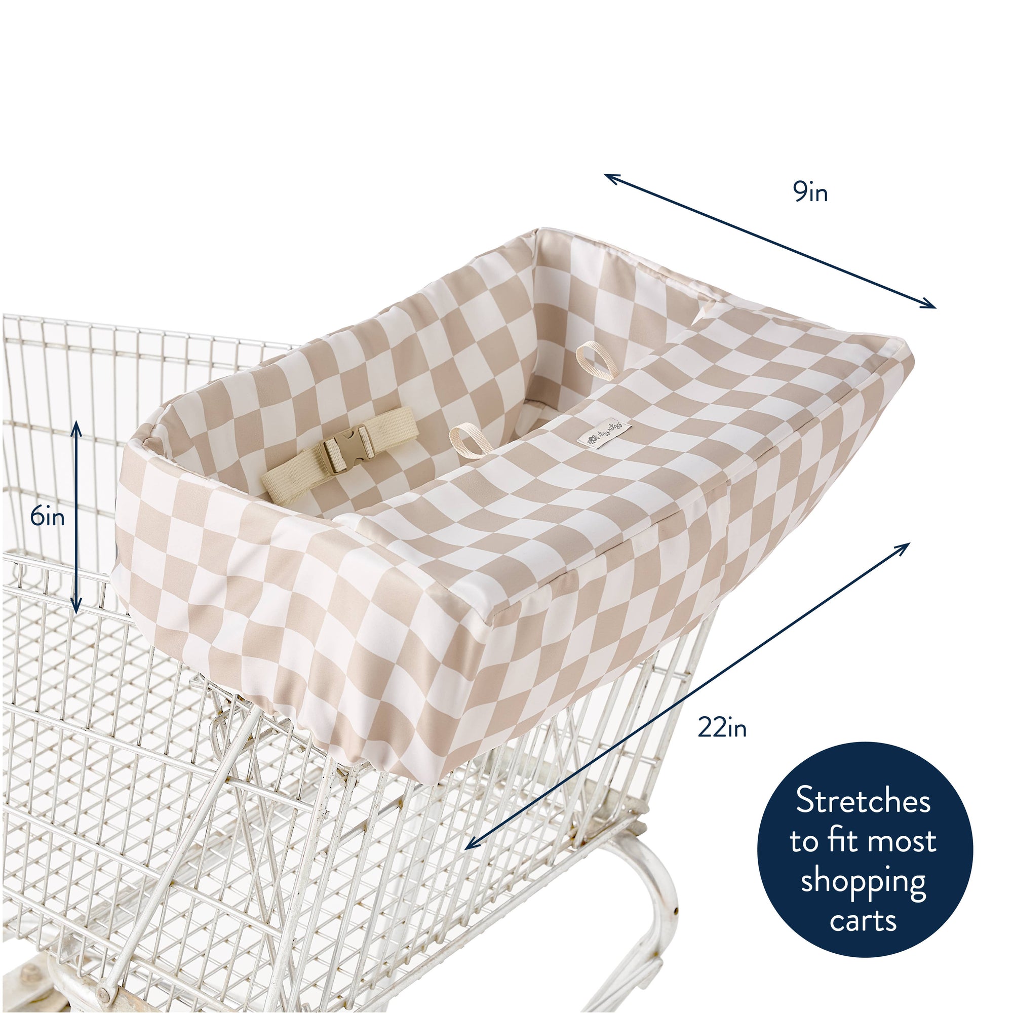 Shopping Cart Cover | Checkerboard
