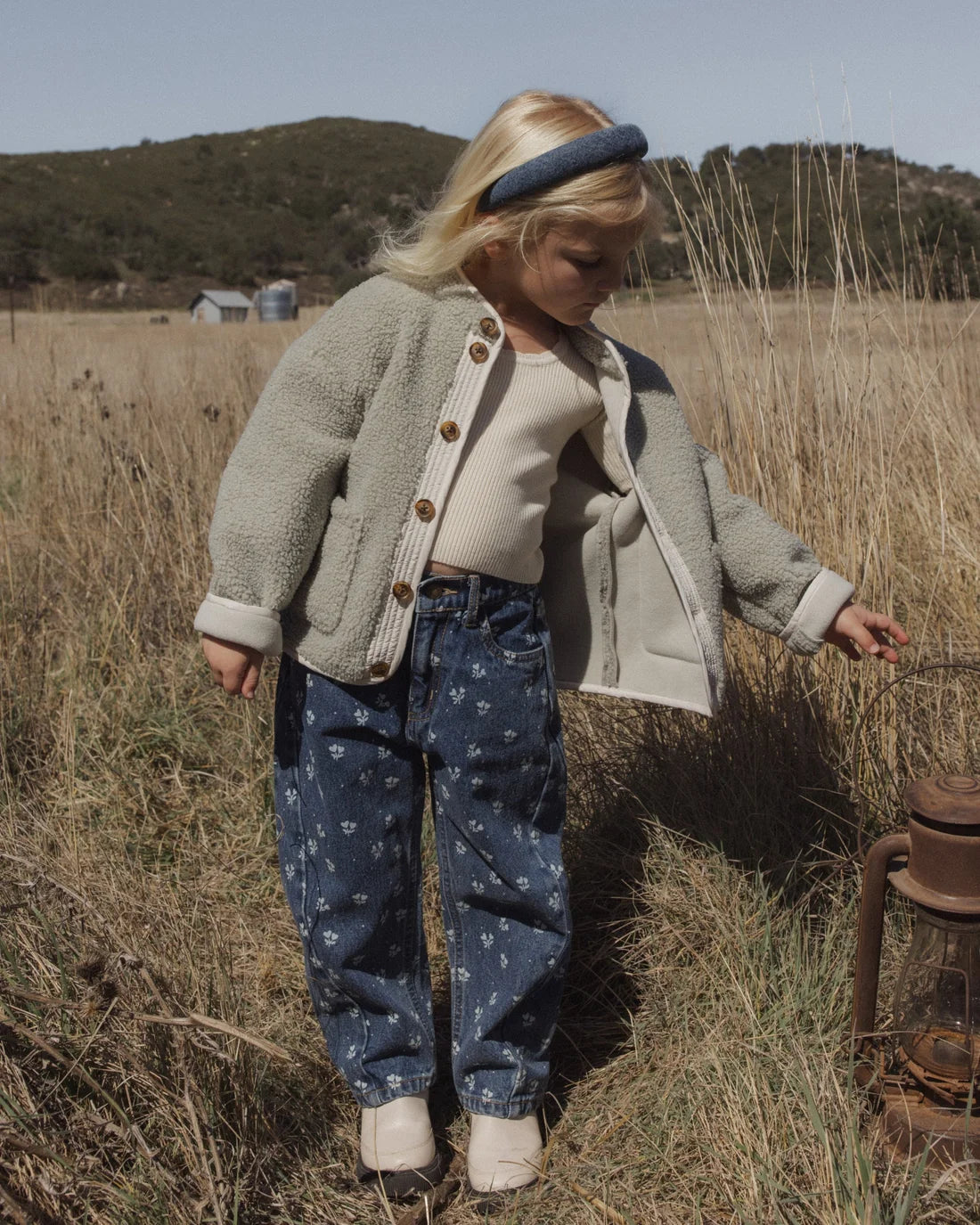 Barrel Pant | Heart Ditsy