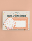 Bunny Activity Coupons | Blank